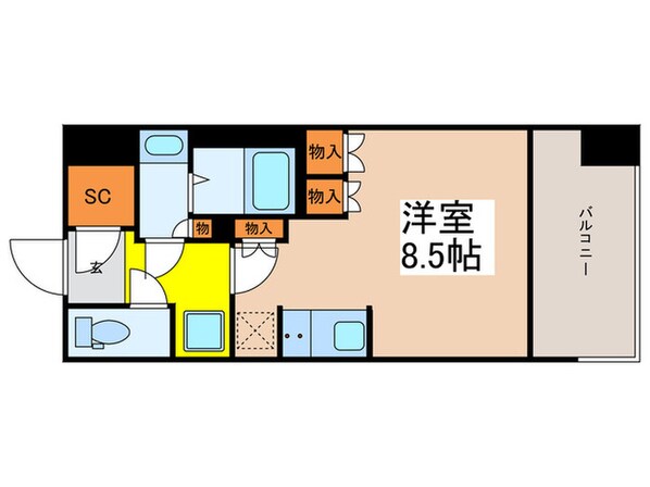 ミュプレ高田馬場の物件間取画像